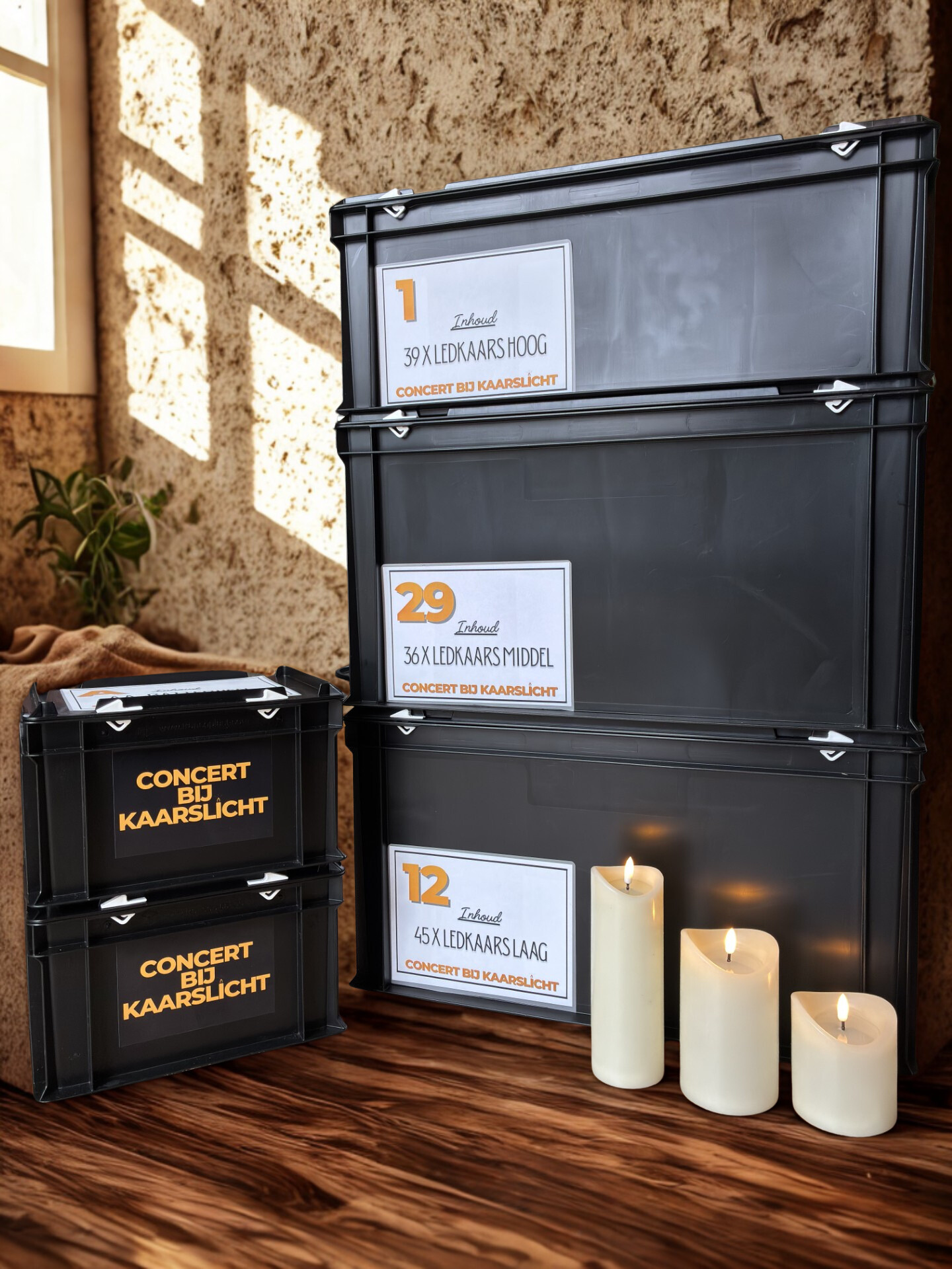 Onze ledkaarsen, in 3 prachtige formaten!
